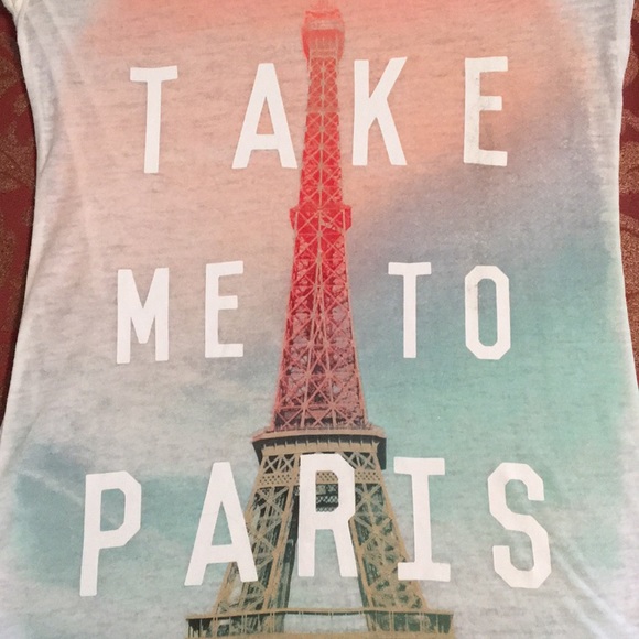 Mighty Fine PARIS Eiffel tower tshirt  size XS - Picture 3 of 3
